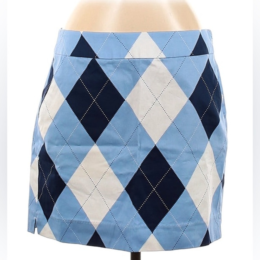 Loudmouth Navy & Blue Argyle Skort​​
